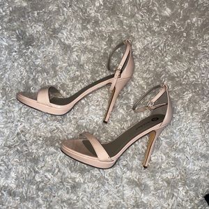 Nude stiletto heels